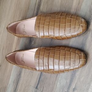 Jcrew Croc Embossed Loafer